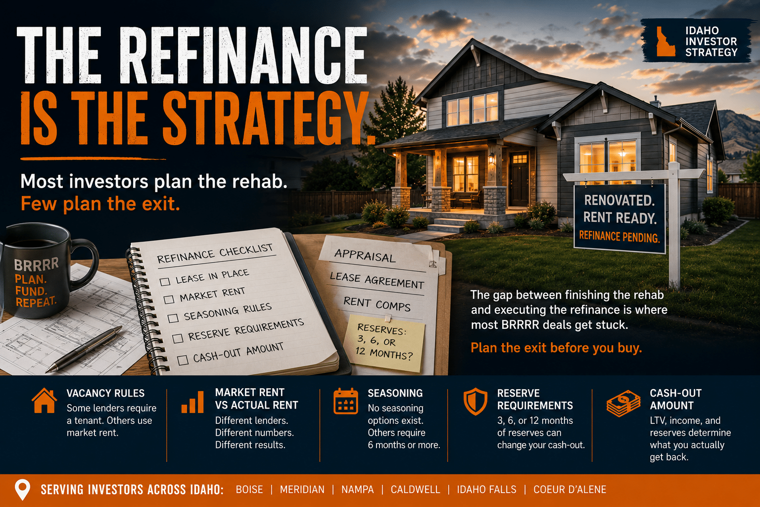 BRRRR Refinance Idaho: Why Investors Get Stuck After the Rehab